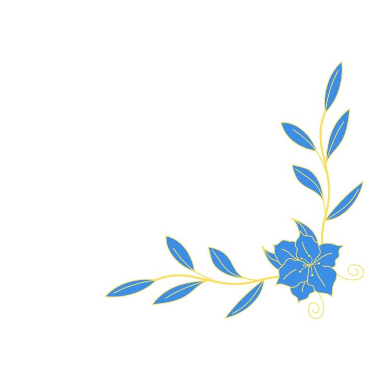 blue flower